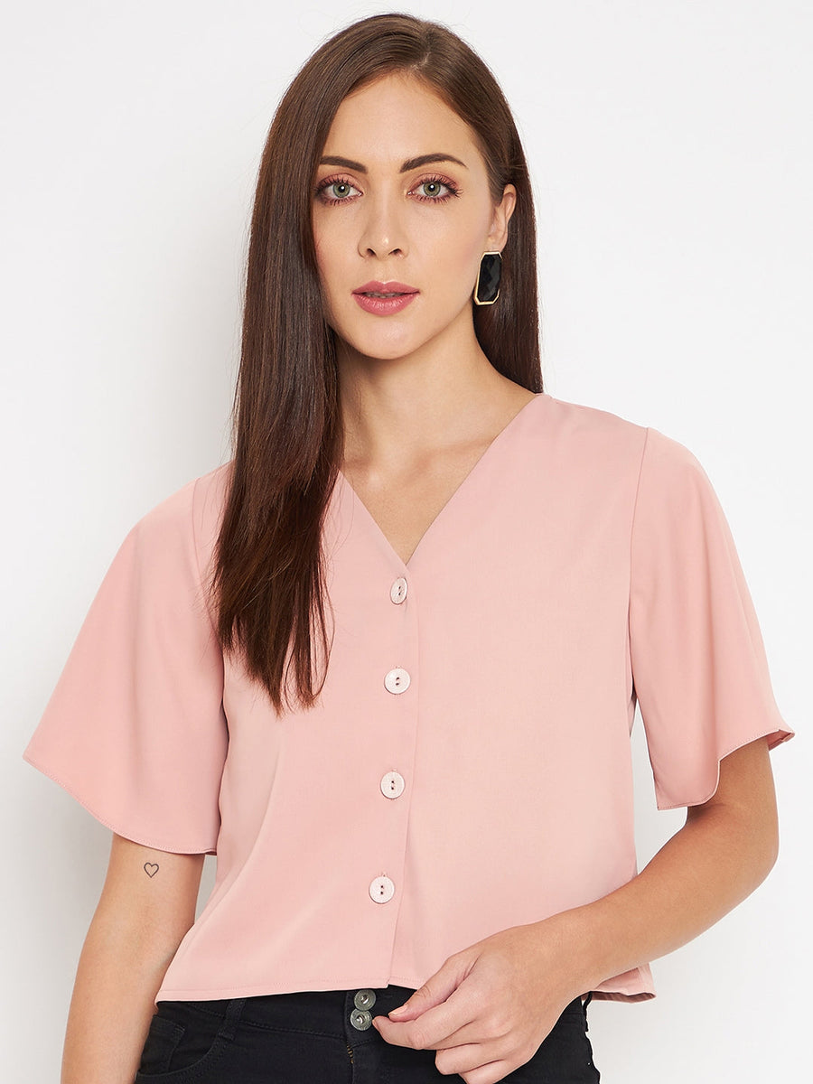 Camla Pink  Top For Women