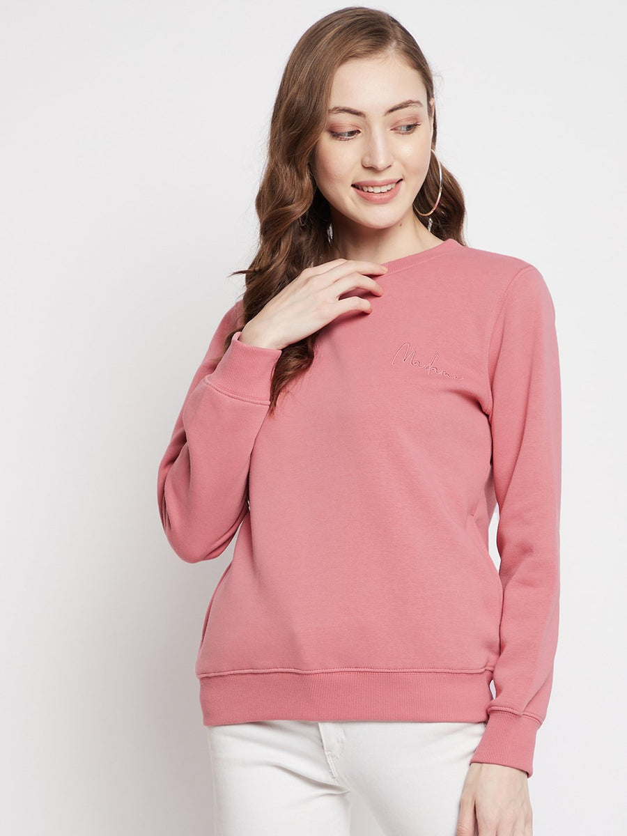 Madame  Blush Color Sweatshirt
