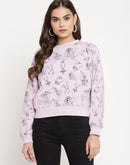 Madame Looney Tune Lilac Disney Crop Sweatshirt