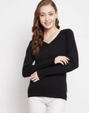 Madame  Black Color Sweater