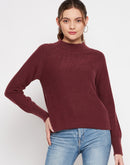 Camla Barcelona Shimmery Rust Red Sweater