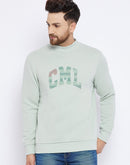 Camla Barcelona Men's Pista Color Round Neck Sweatshirt