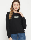 MADAME Crew Neck Printed Sweatshirt