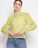 Camla Green Women Top