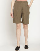 Camla Barcelona Olive Shorts