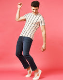 Camla Beige T- Shirt For Men