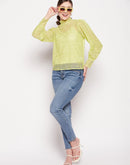 Camla Green Women Top