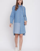 Camla Blue Shirt For Women