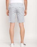 Camla Barcelona Men Letter Print Sky Blue Shorts