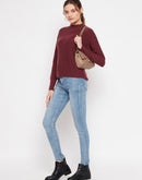 Camla Barcelona Shimmery Rust Red Sweater