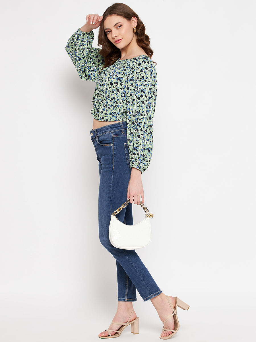 Camla Barcelona Mint Green Tops For Women