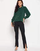 Camla Green Women Shirt