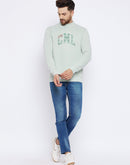 Camla Barcelona Men's Pista Color Round Neck Sweatshirt