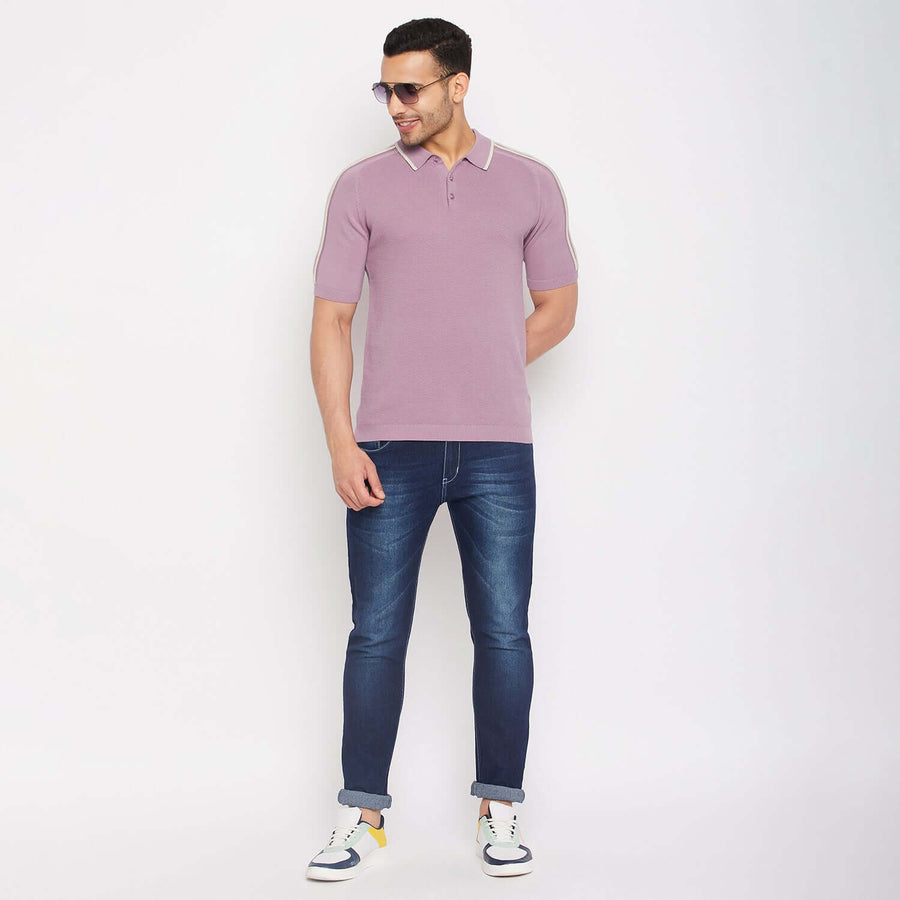 Camla Barcelona  Onion Shirt Collar Cotton Tshirt