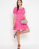 Camla Pink Dress For Women