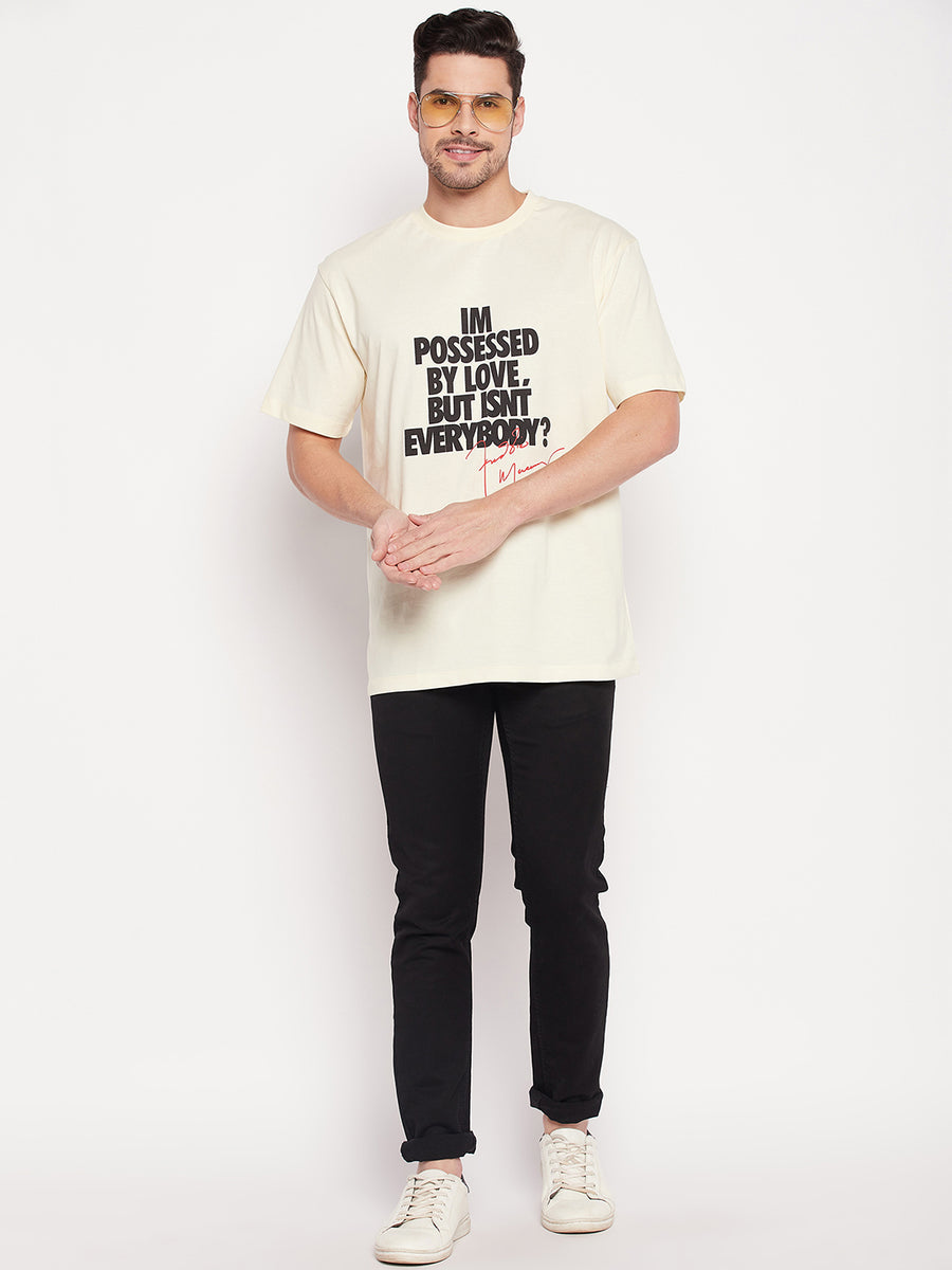 Camla Yellow Men T- Shirt