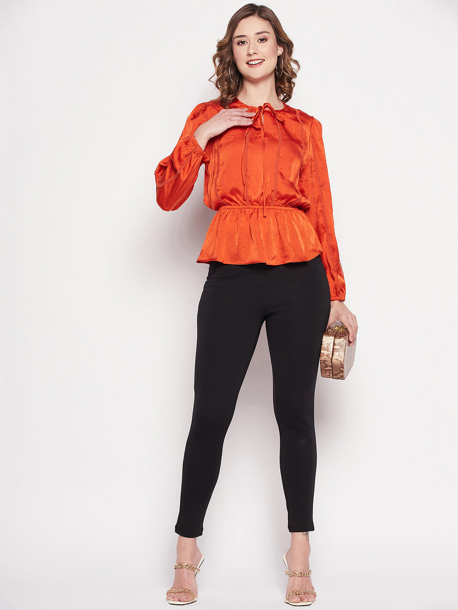 Camla Rust Women Top