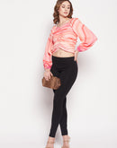 Camla Peach Women Top
