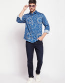 Camla Blue Men Shirt