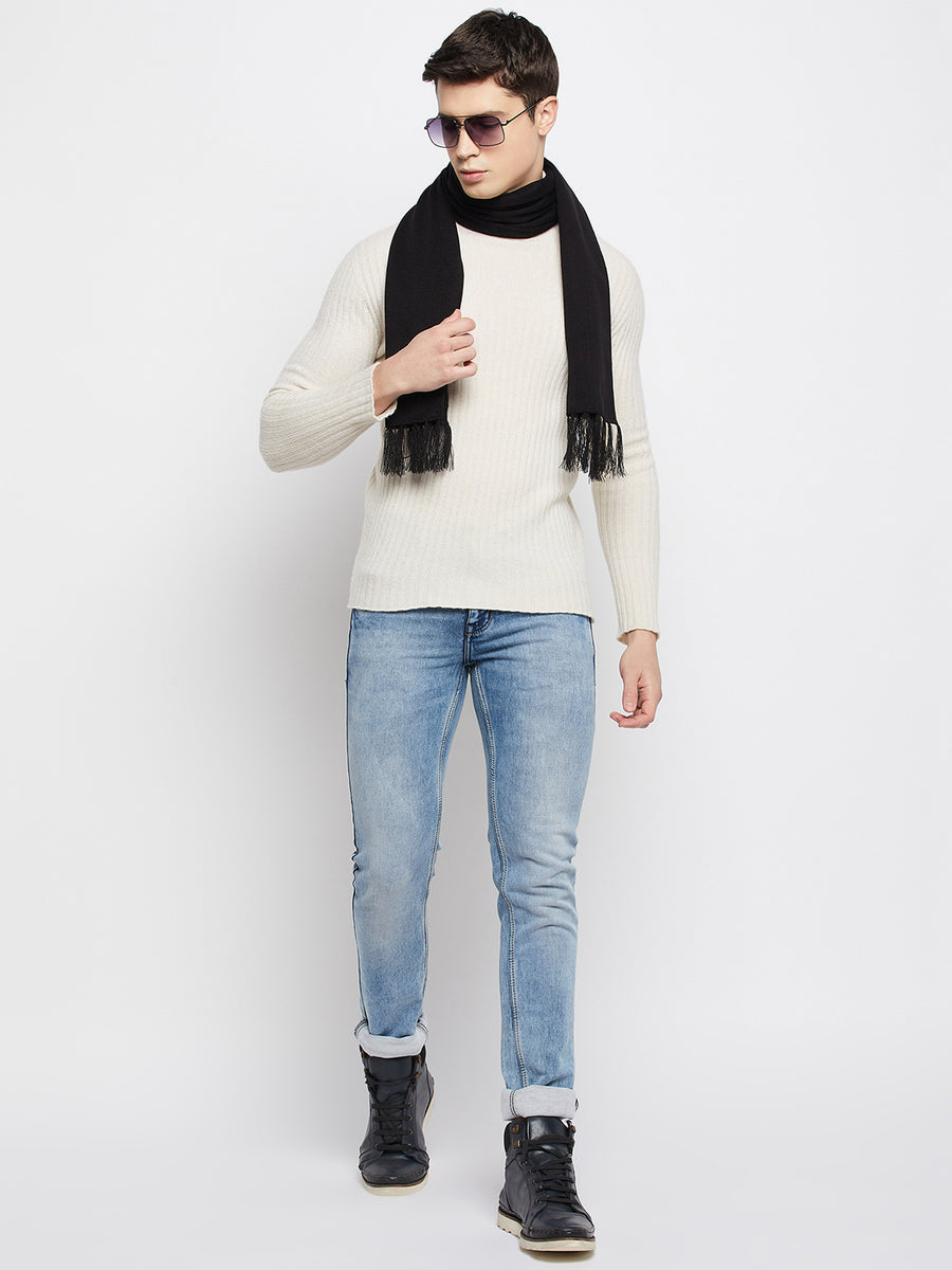 Jain Amar Black Men Muffler