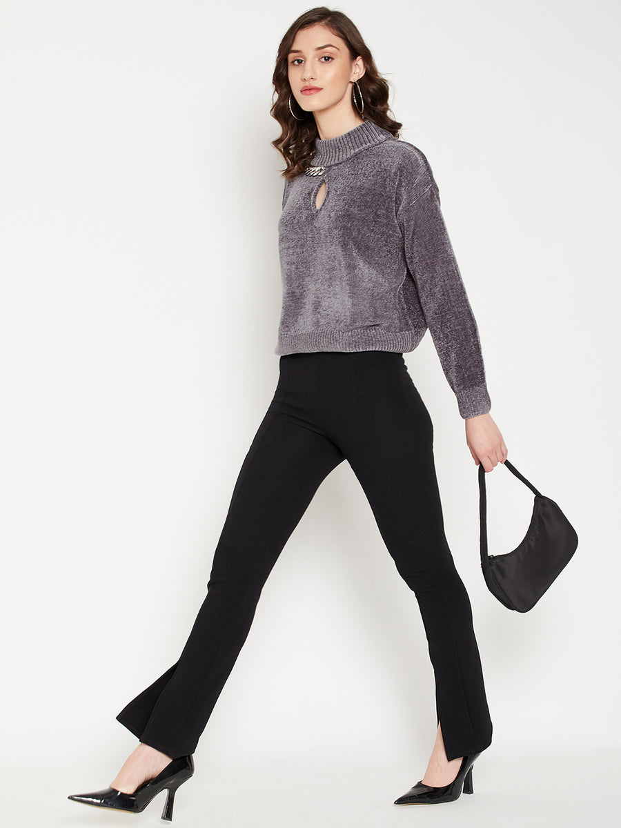 Camla Women Grey Sweater