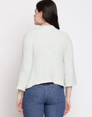 Madame  Mint Solid Sweater