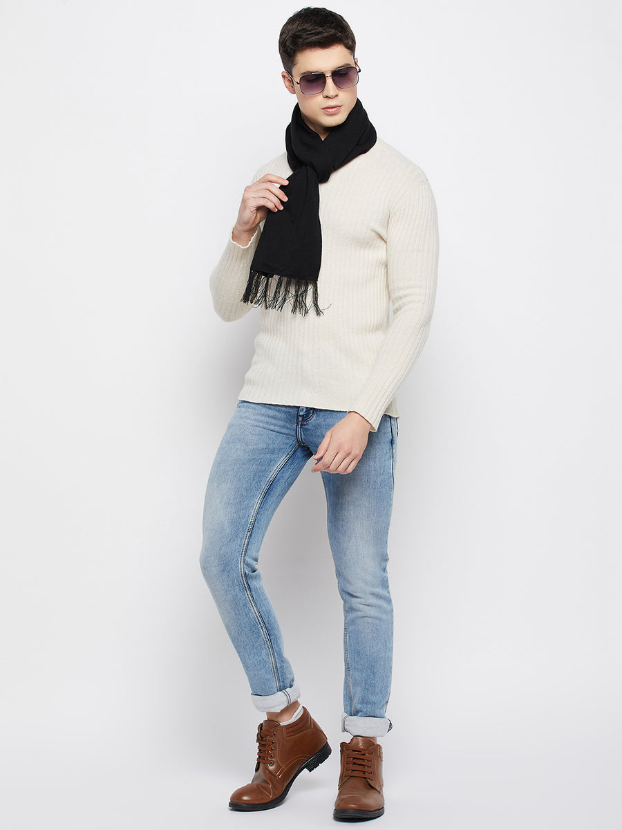 Jain Amar Black Men Muffler