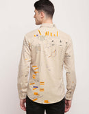 Camla Beige Shirt For Men