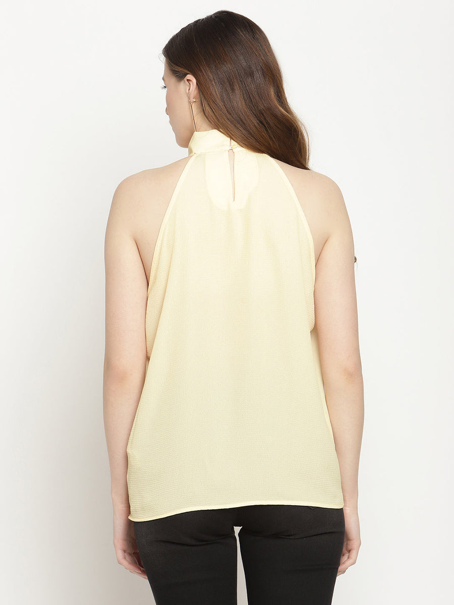 Camla Yellow  Top For Women