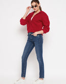 CAMLA Barcelona Solid Sweatshirt for Women
