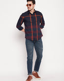 Camla Barcelona Dark Blue Regular Fit Jeans For Men