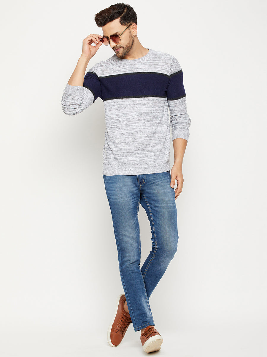 Camla Men White Sweater