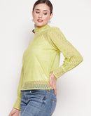 Camla Green Women Top
