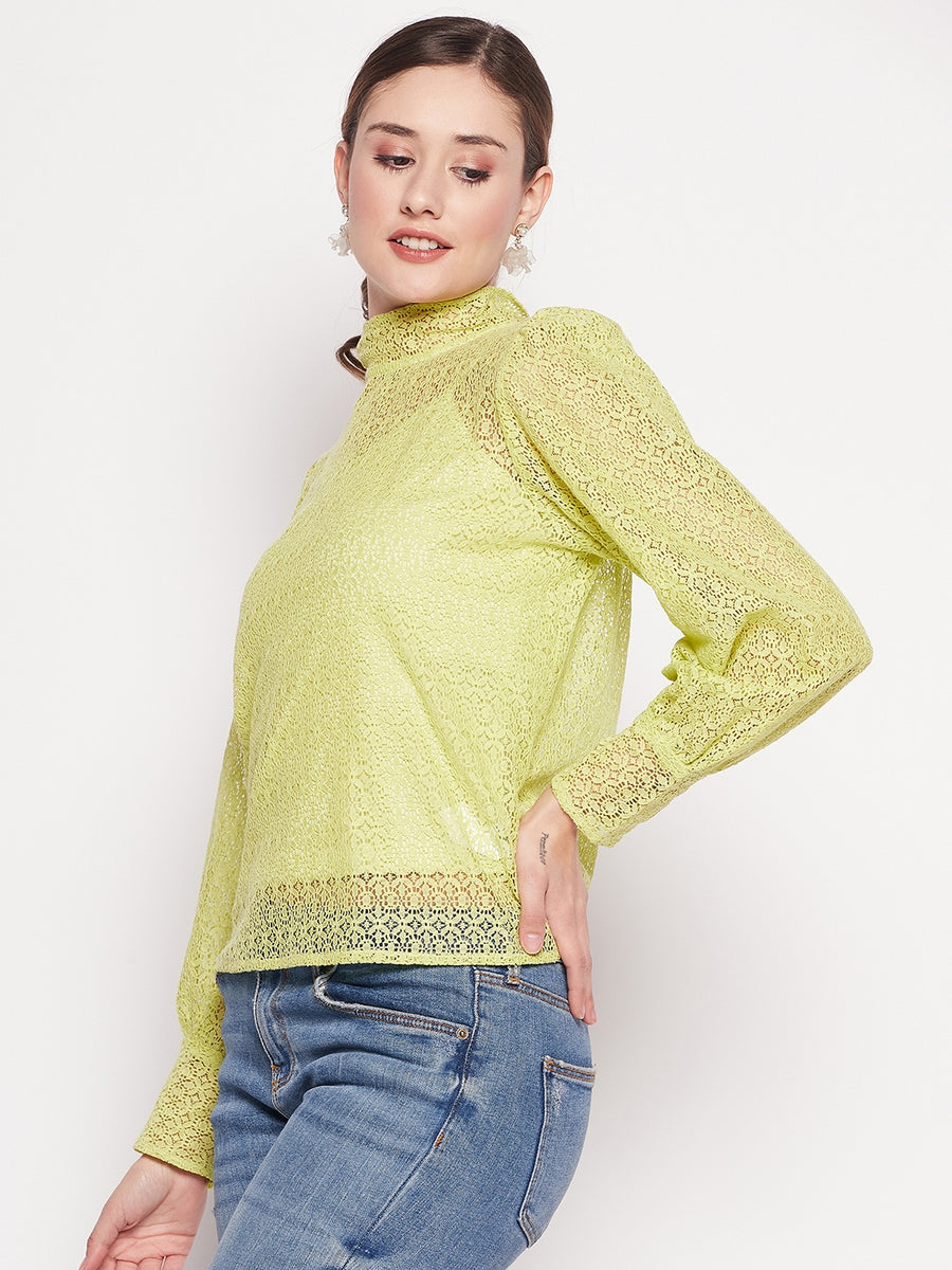 Camla Green Women Top