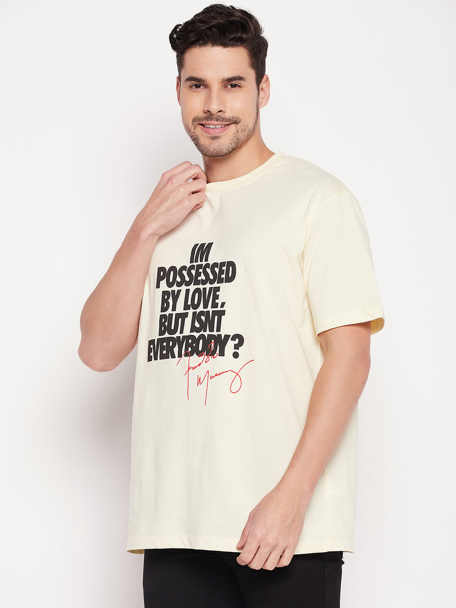 Camla Yellow Men T- Shirt