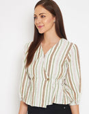 Camla Beige Shirt For Women