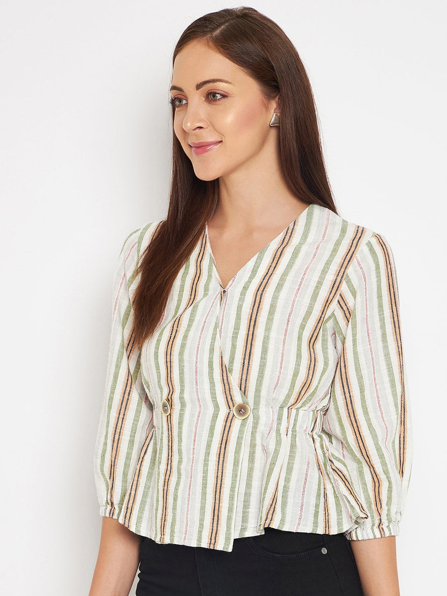 Camla Beige Shirt For Women