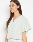Camla Green  Top For Women