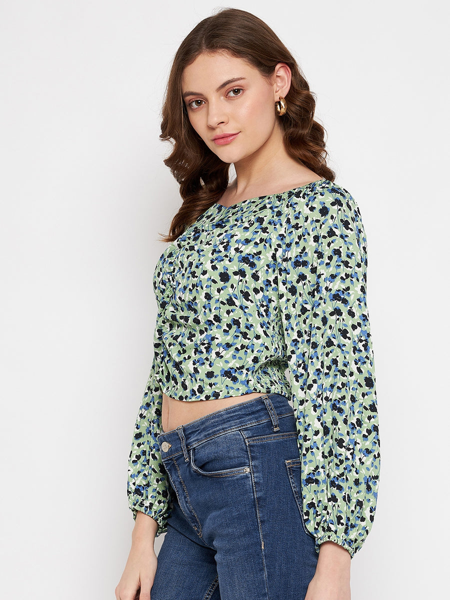 Camla Barcelona Mint Green Tops For Women