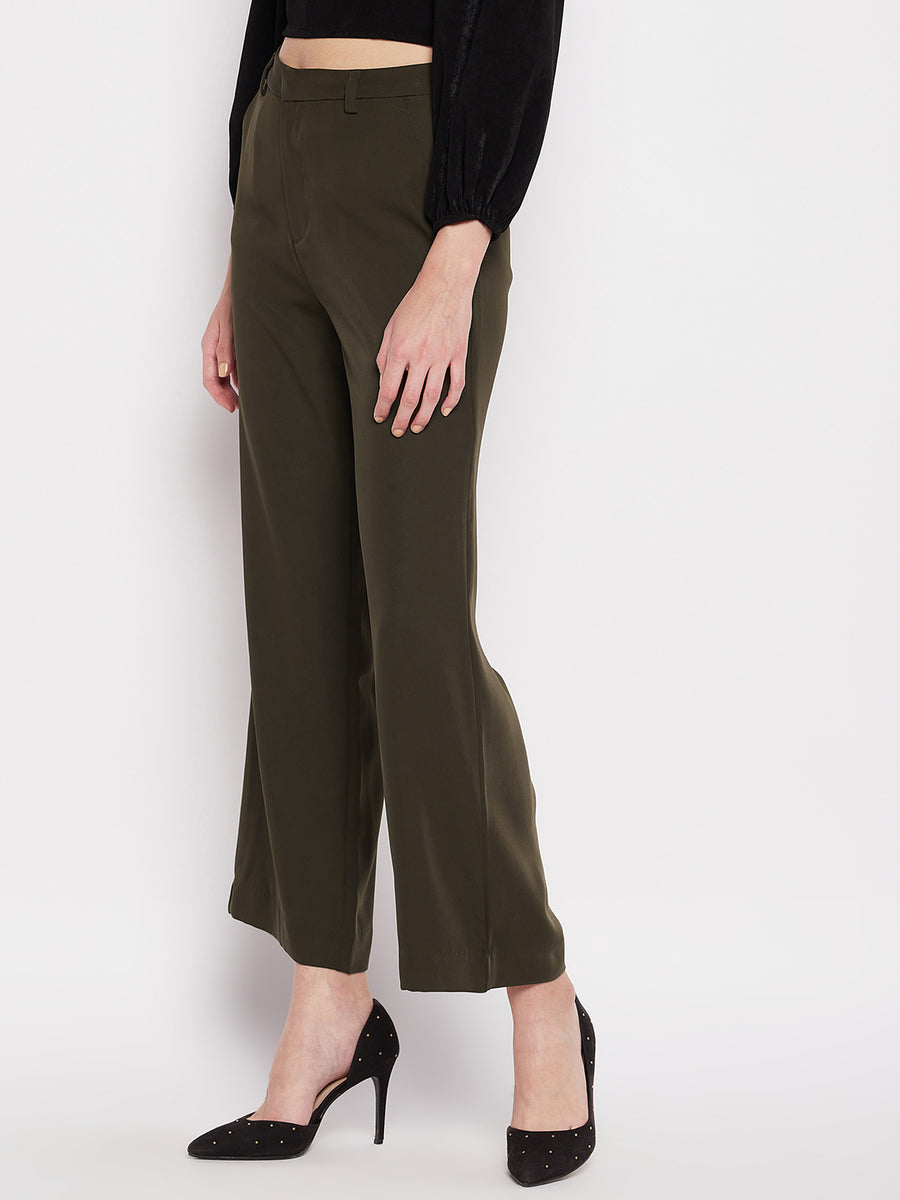 MADAME Straight Fit Formal Trousers