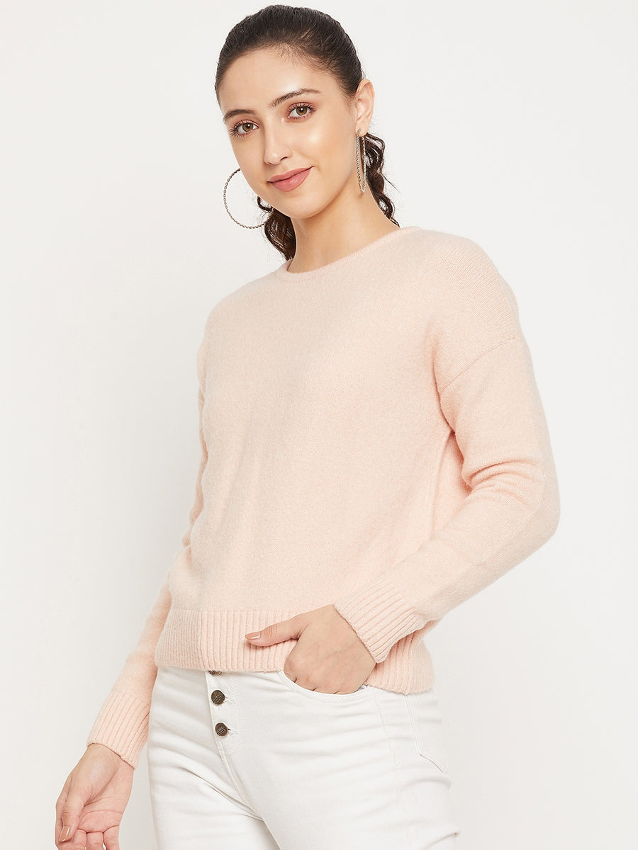 Camla Women Peach Sweater