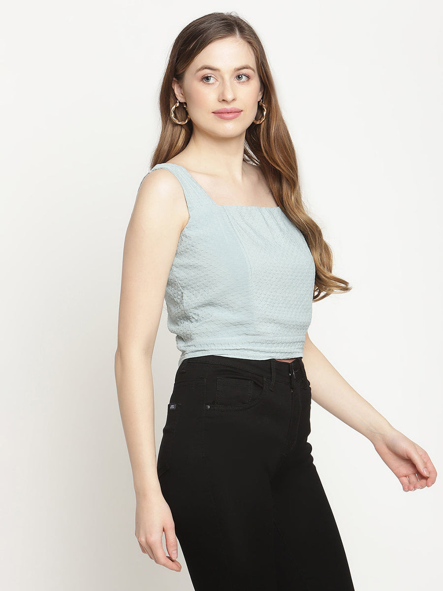 Camla Green  Top For Women