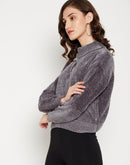 Camla Women Grey Sweater