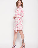 Camla Barcelona White Satin Dress