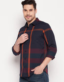 Camla Navy Men Shirt