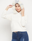 Madame  White Sweatshirt