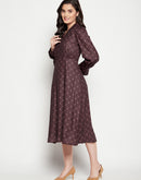 CAMLA Barcelona Puff Sleeve Fit & Flare Dress for Women