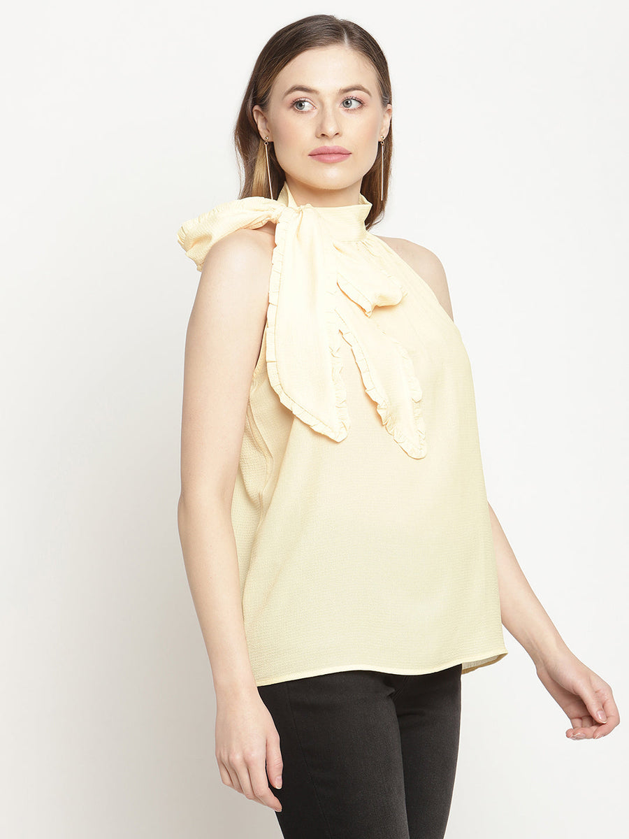Camla Yellow  Top For Women