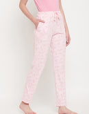 Msecret Women Baby Pink Printed Pant