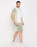Camla Barcelona Green Cotton Printed  Co-ord set